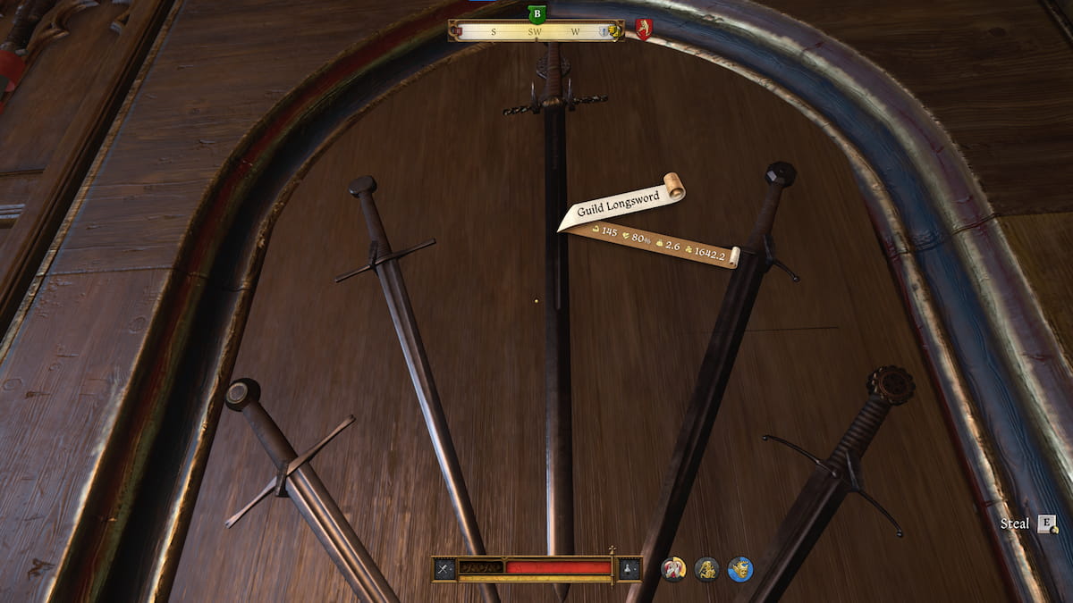 Stealing the guild longsword in Kingdom Come 2