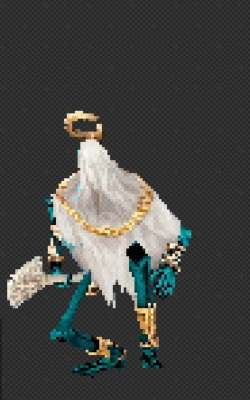 Full body shot of ULTRAKILL's Ferryman