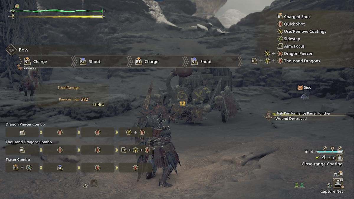 Using the Bow in Monster Hunter Wilds