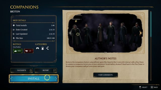 Companions Mod