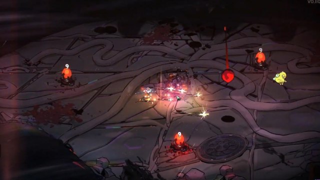 Hades 2 Typhon boss fight typhon hides and summons red eggs around screen