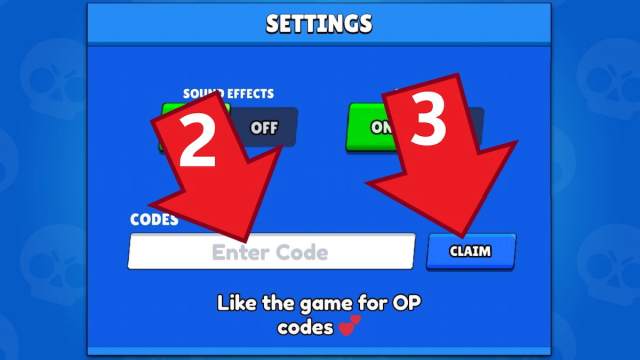 BRAWL BLITZ! Settings menu