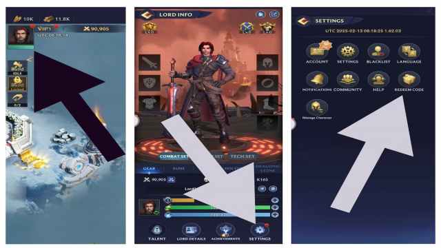 How to redeem Puzzles and Chaos codes.