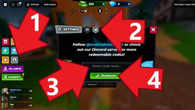 How to redeem Treasure Lands codes