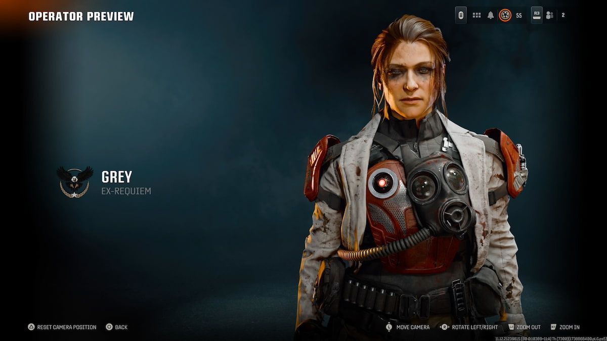 Exterminator legendary operator skin for Grey in BO6 multiplayer