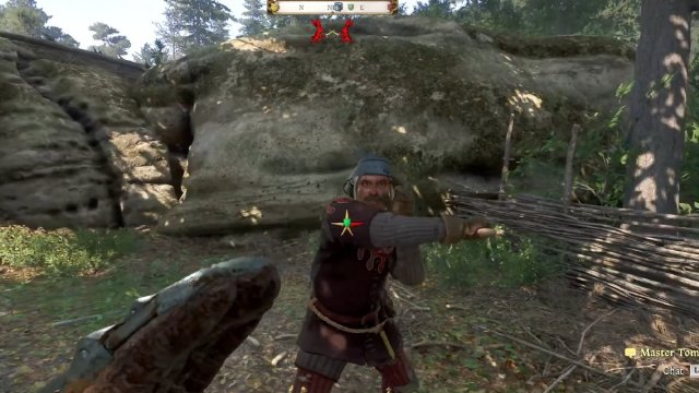 Kingdom Come Deliverance 2 perfect block green shield trigger