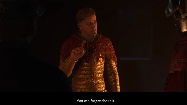 Kingdom Come Deliverance 2 hans refusing to go into passageway
