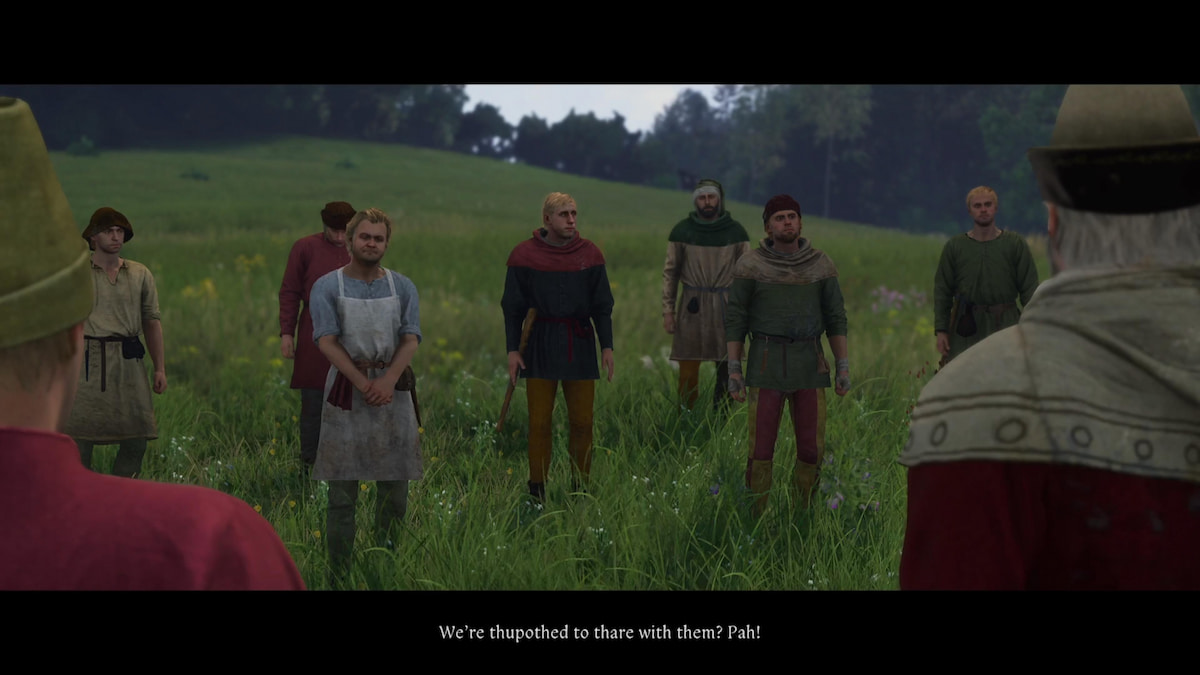 a group of two villages disputing over a piece of land