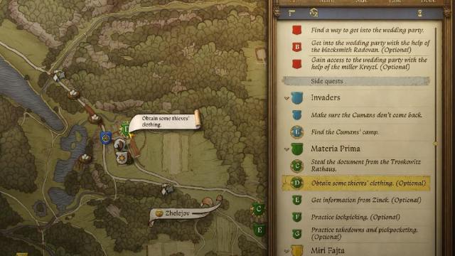 Kingdom Come Deliverance 2 thief outfit location