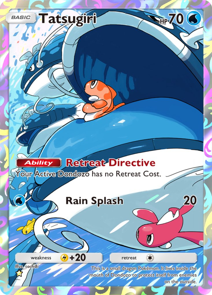 Tatsugiri Pokémon TCG Pocket card.