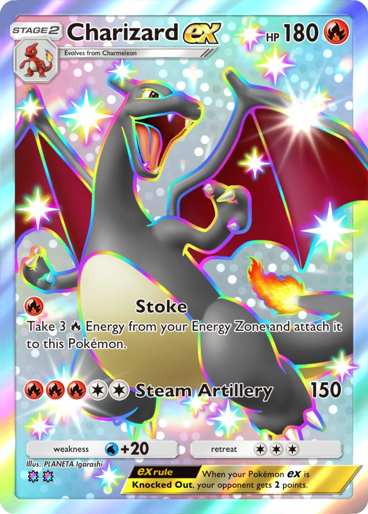 Charizard ex Pokémon TCG Pocket card.