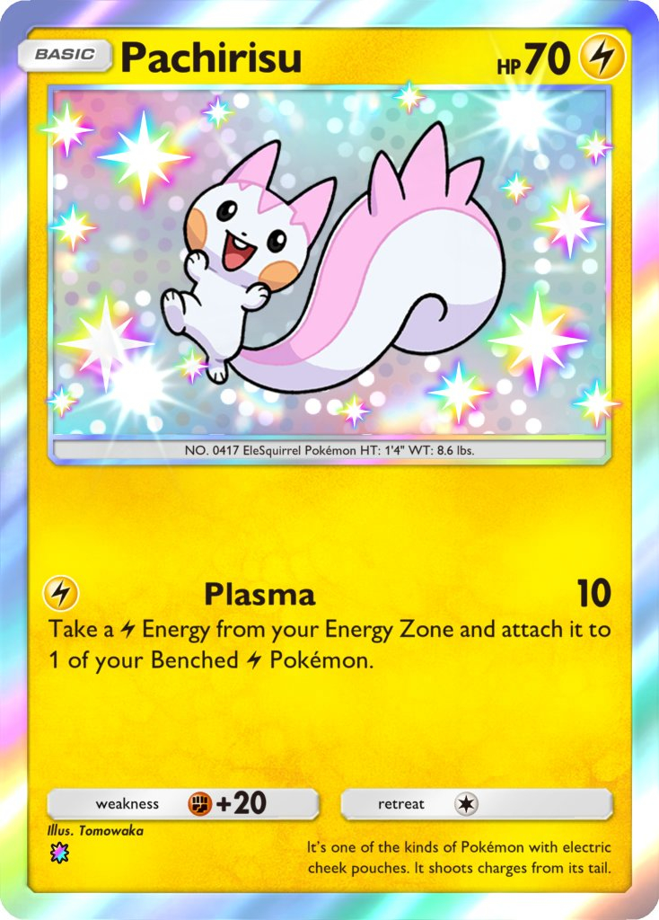 Pachirisu Pokémon TCG Pocket card.