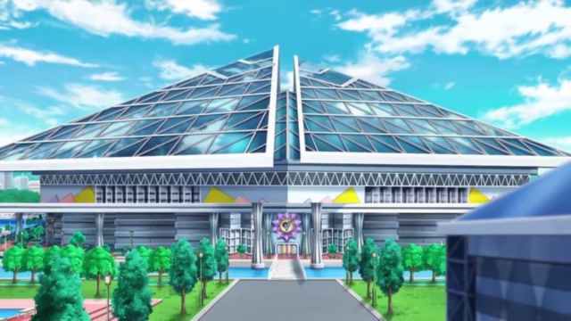 Cerulean City Gym from the Pokemon series.