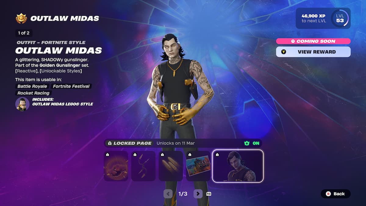 outlaw midas page one