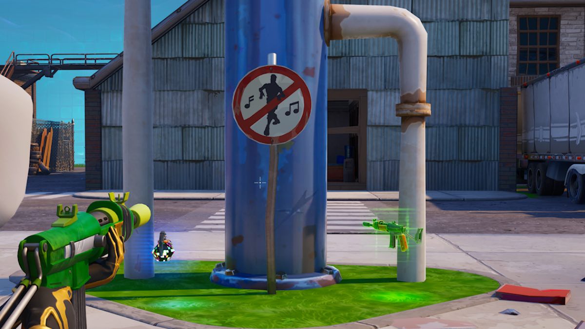 fortnite no dancing sign