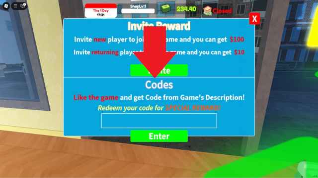 How to redeem Clothing Store Simulator codes