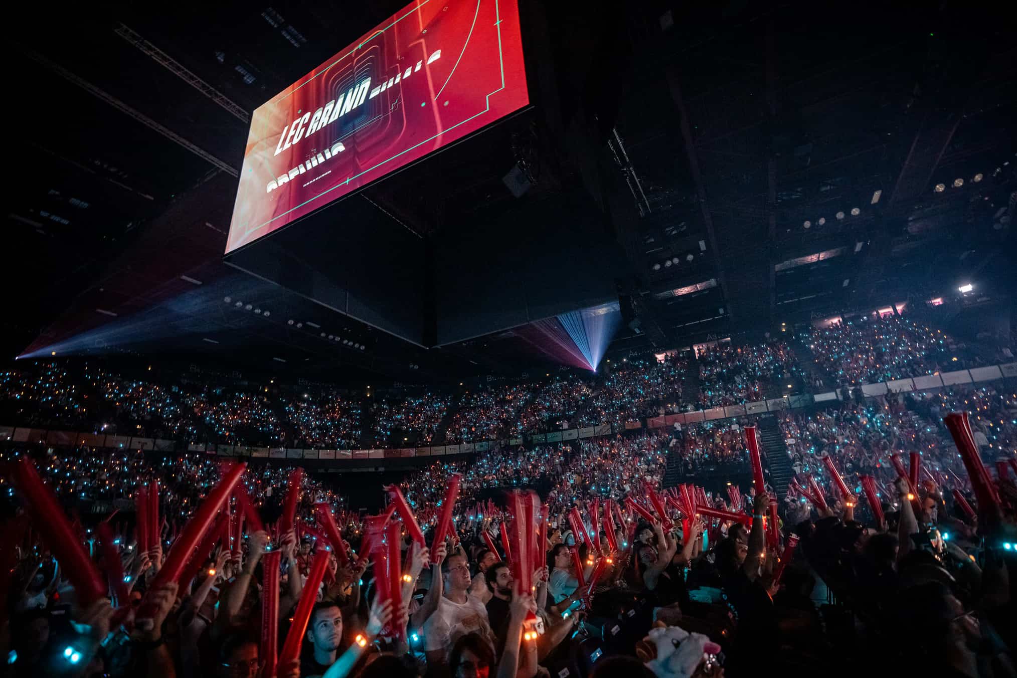 The crowd at the LEC Finals in Montpellier