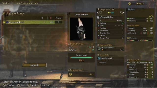 Armor Spheres in MH Wilds