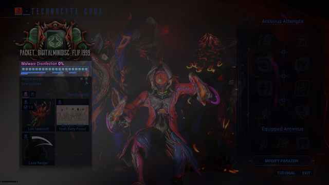 Technocyte Coda profile in Warframe