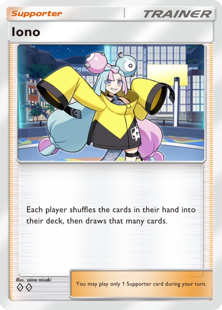 Iono Pokémon TCG Pocket card.