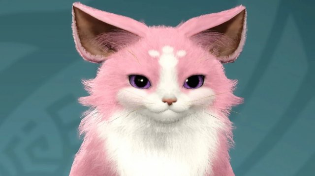 Image showing the Yae Miko Palico design in Monster Hunter Wilds.