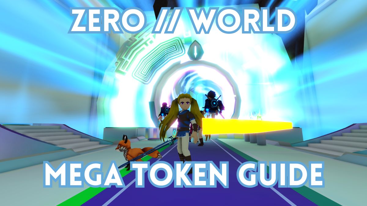 A Zero World player is standing in front of the Mega Hunt Portal