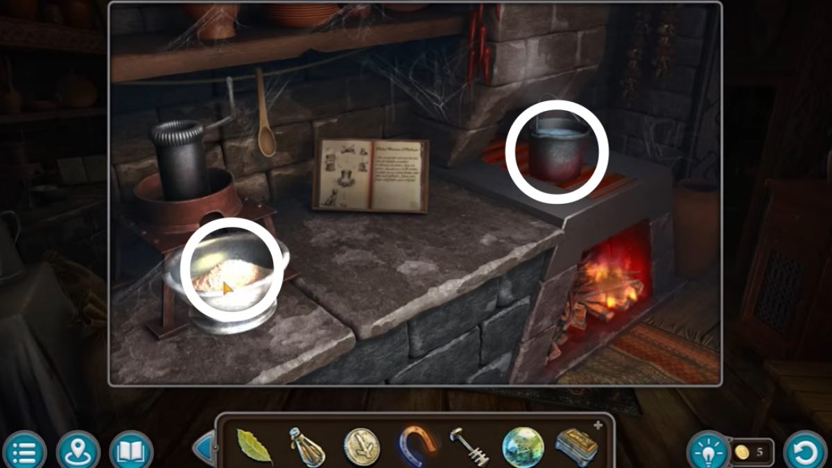 at the stove with flour and water