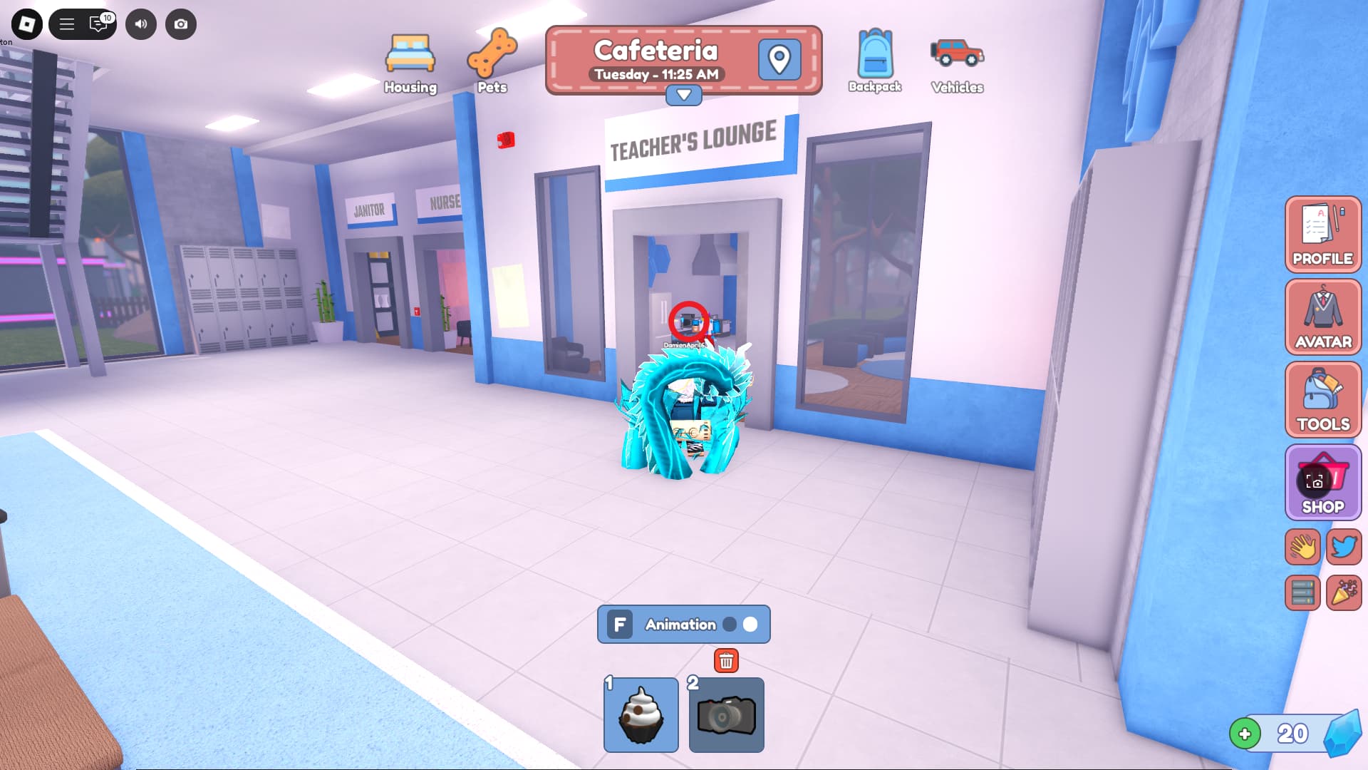 Bayside High School The Hunt: Mega Edition Mega Token teacher's lounge coffee task