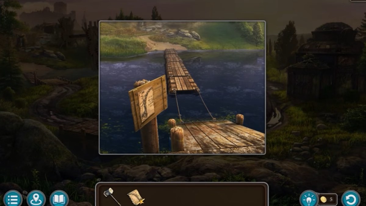 bridge on the left