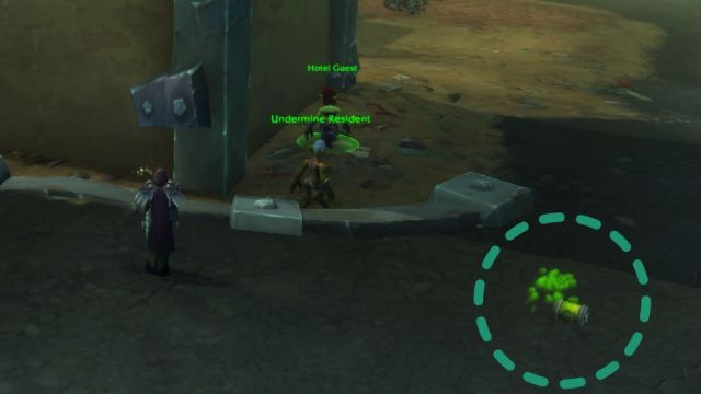 Discarded Can in World of Warcraft highlighted in Undermine.