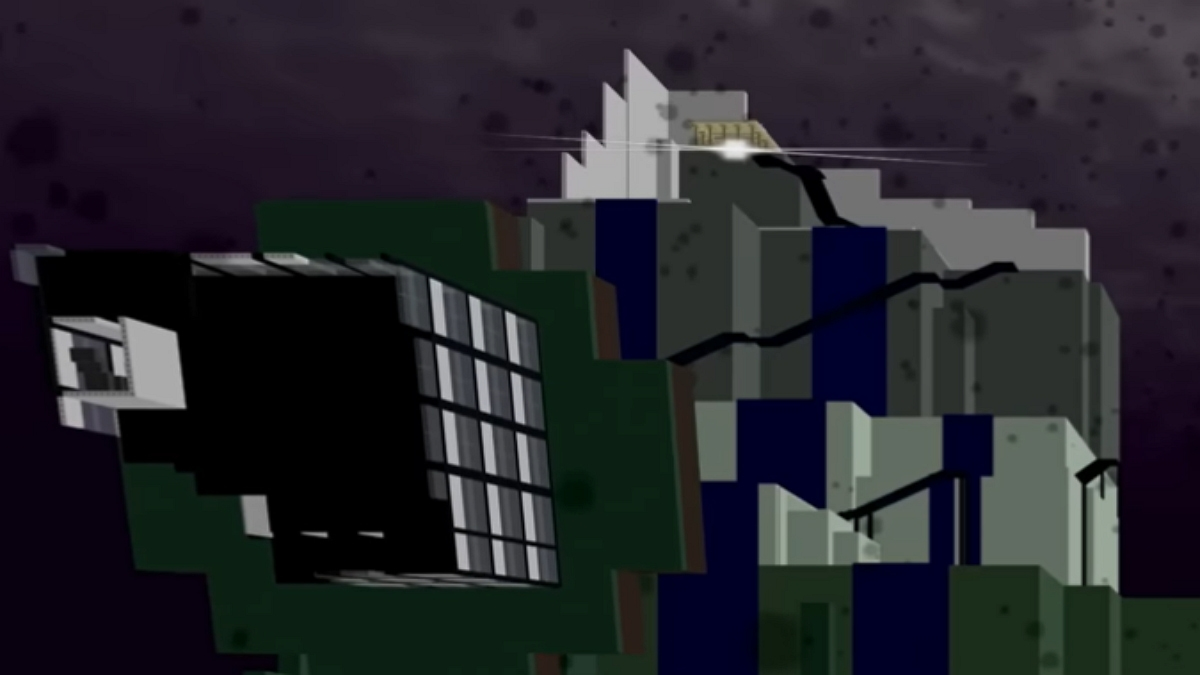 A set of structures in Roblox