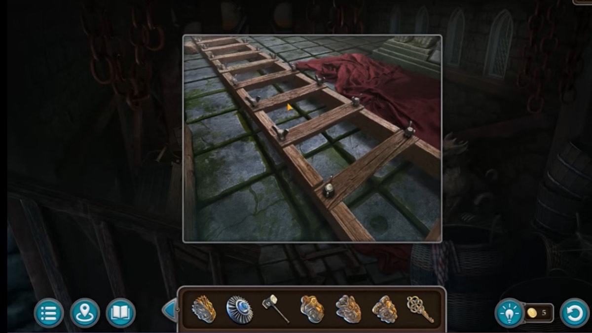 fix the ladder using clamps