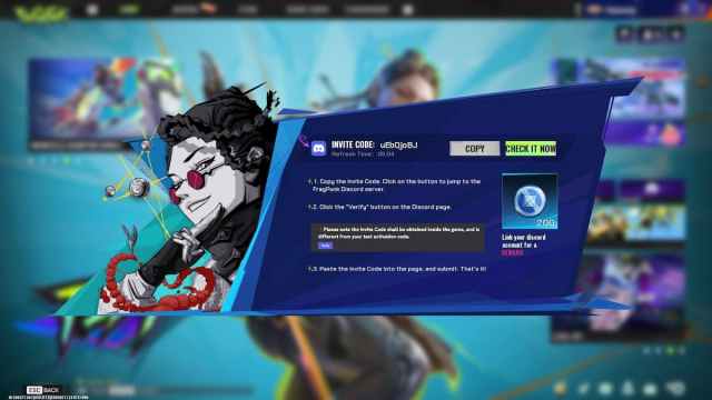Discord invite code in FragPunk