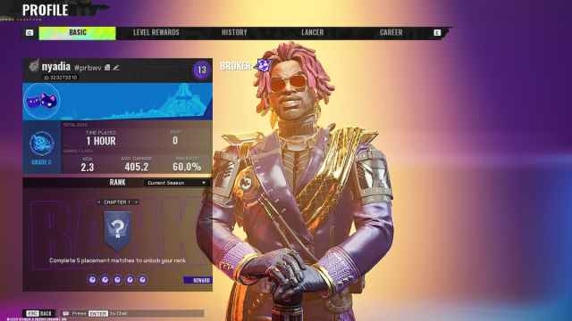 The Basic tab in the FragPunk profile page.