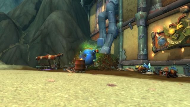 Grimewick bomb crab on a beach in Undermine.