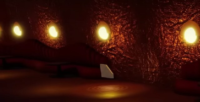 The location of the second recipe scrap for the Mega Token quest in Hell's Kitchen.