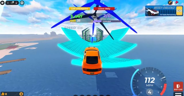 the second obby in drive world