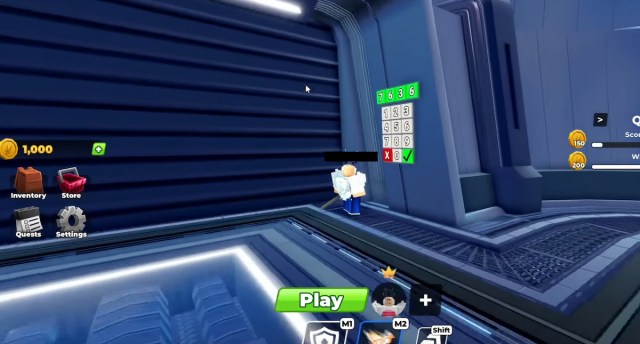 the keypad required for the boss fight