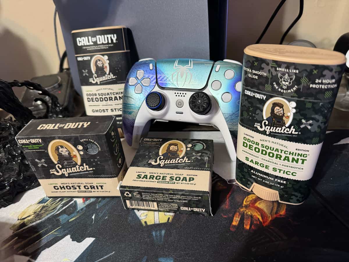 Call of Duty Squatch soap and deodorant