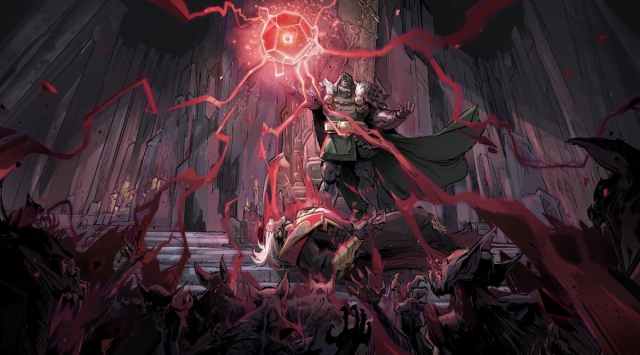 Doctor Doom holding the Pure Blood Chronovium in Marvel Rivals