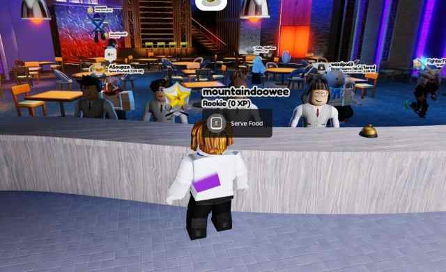 Roblox Hell's Kitchen presenting to the judges