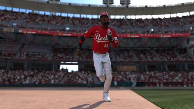Elly De La Cruz running the bases in MLB The Show 25