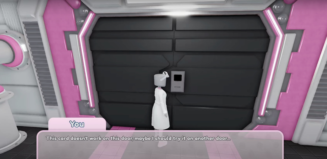 The locked door in the It Girl Mega Token challenge.
