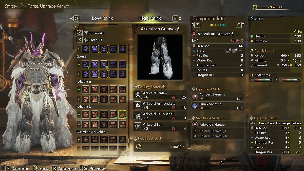 Monster Hunter Wilds best crit longsword build armor and skills listed