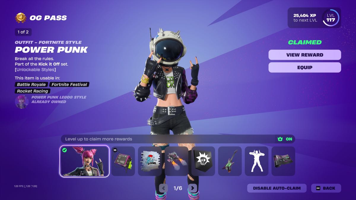og season three pass page one