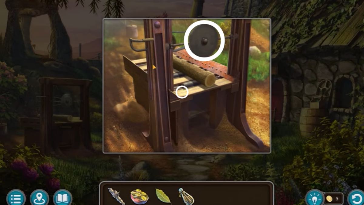 place the blade on the sawmill