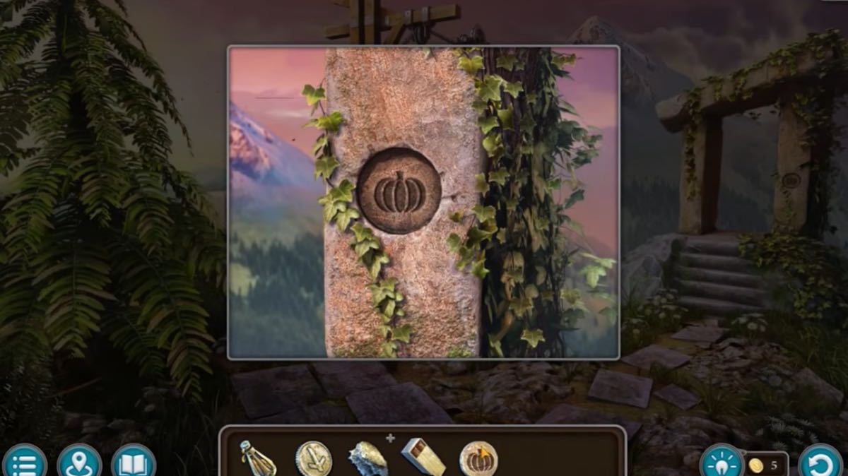 place the rune in the portal