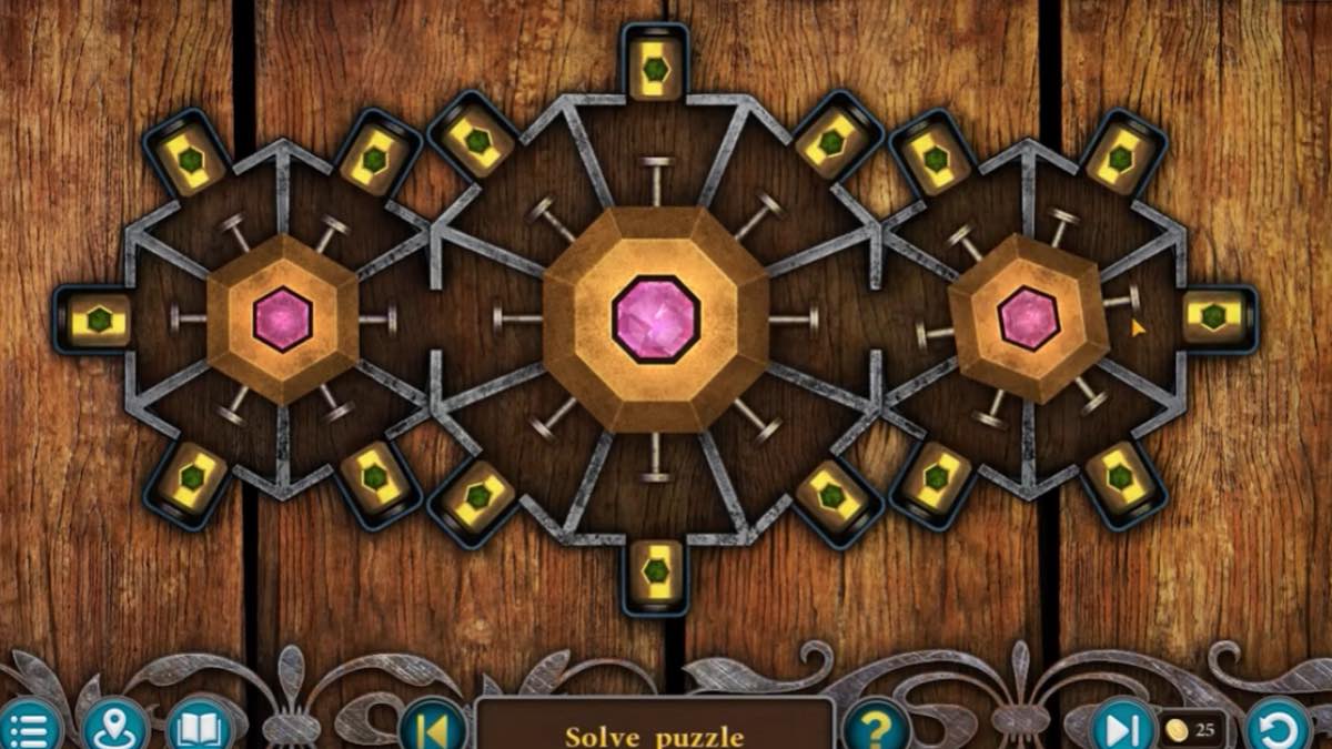 completed puzzle with mechanism
