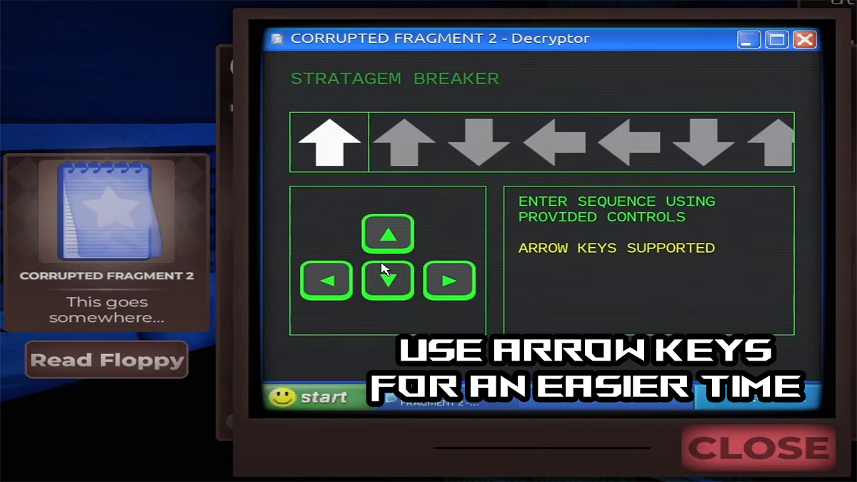 regretevator mega token arrow key puzzle