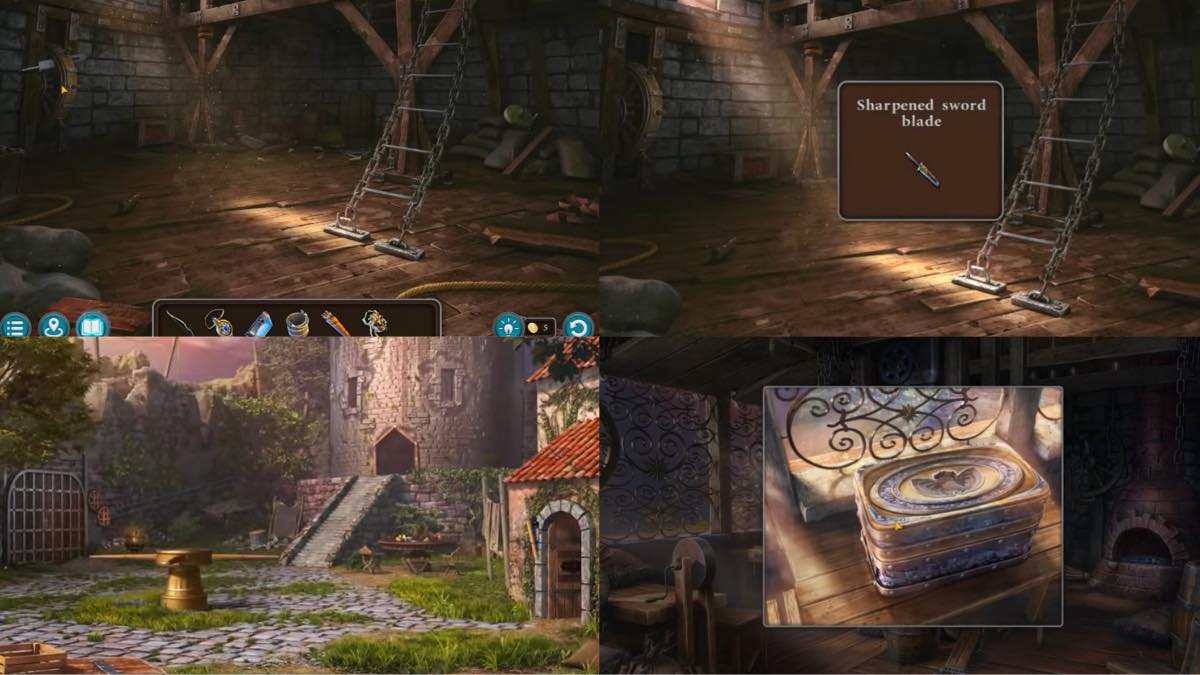 sharpened sword and puzzle box locations